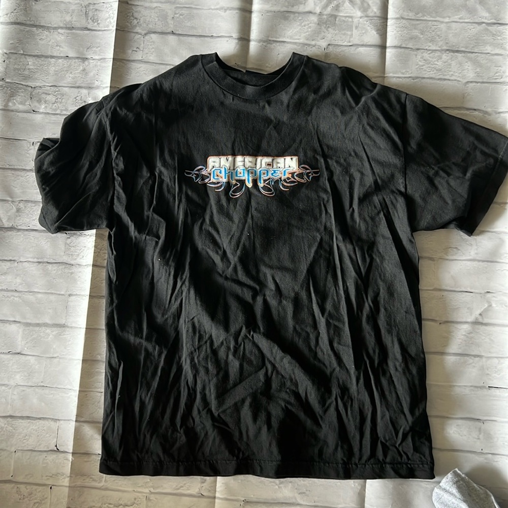 Vintage American Chopper Mikey's bike Tshirt Black XL